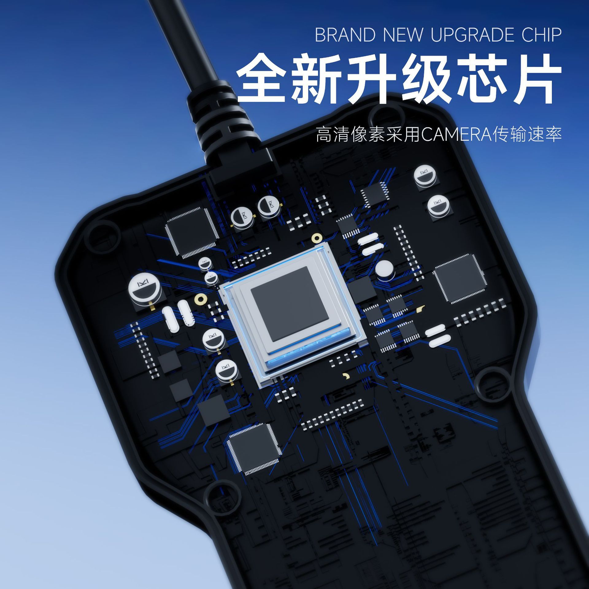 2 inch HD industrial endoscope camera with screen