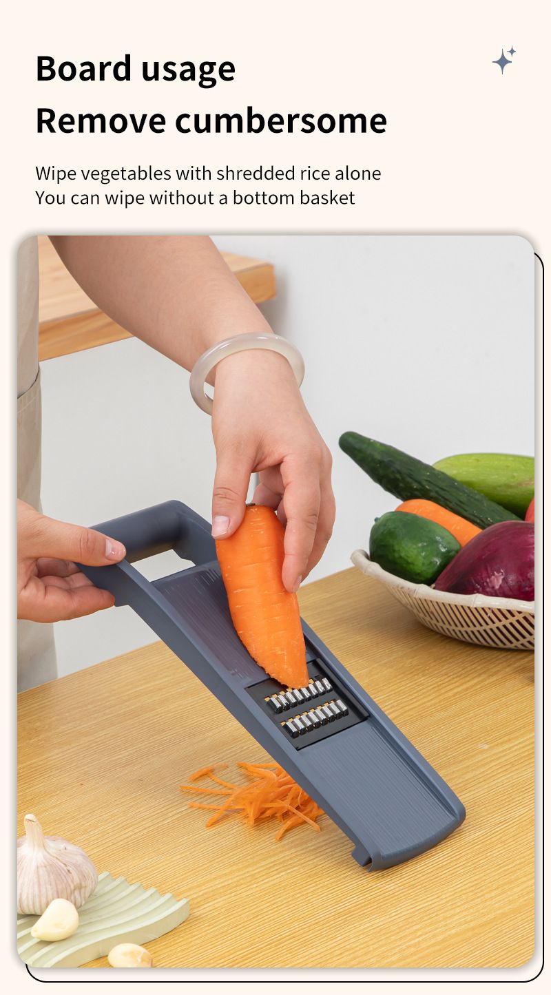 Multifunctional vegetable grater 7-in-1, slicer and cutter