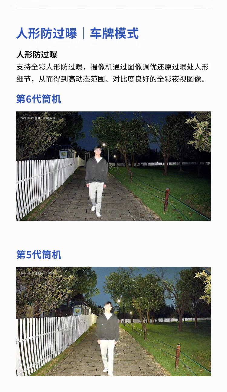 Outdoor POE camera 4MP, full color night vision, smart alert