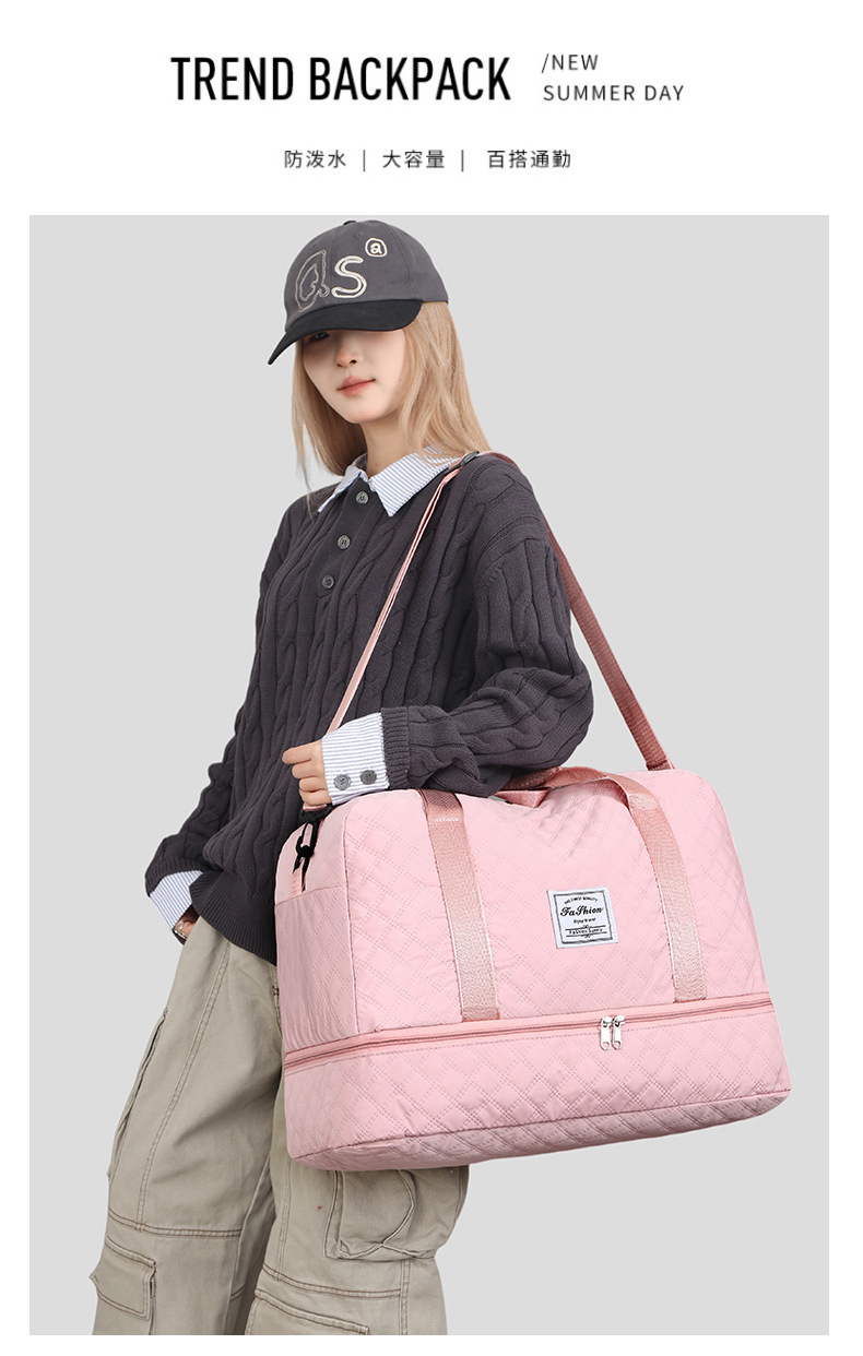 Travel bag large capacity lightweight portable handbag