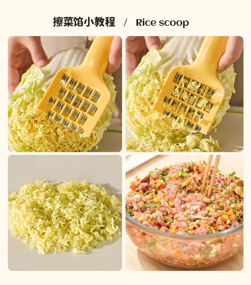 Vegetable grater and shredder, multifunctional kitchen tool