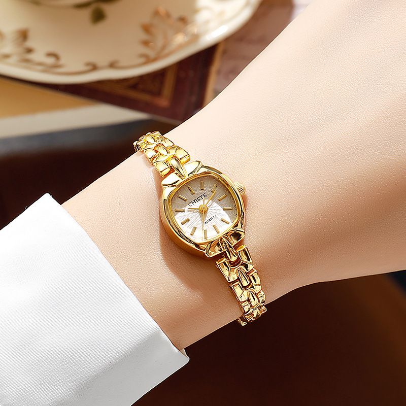 Women's Bracelet Watch, Golden, Vintage Quartz