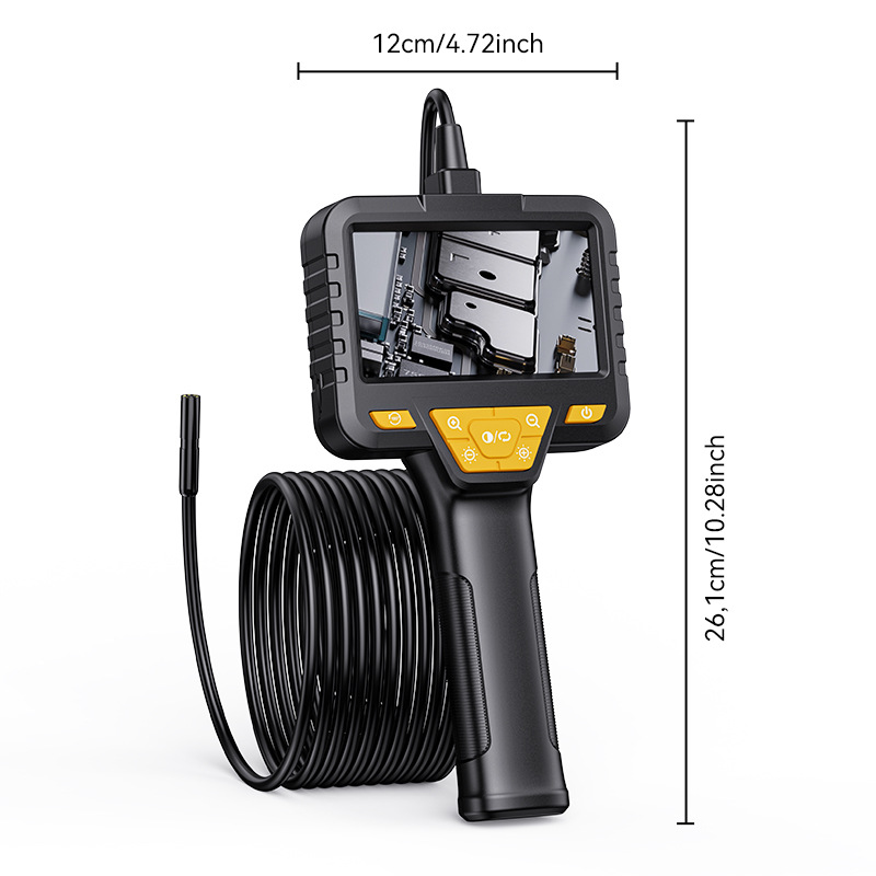 4.3 Inch HD Handheld Endoscope, Automotive, Pipeline Camera