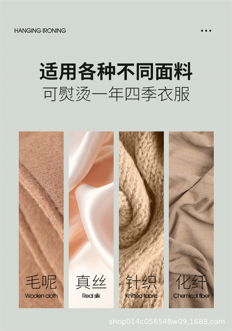 Handheld garment steamer foldable, portable