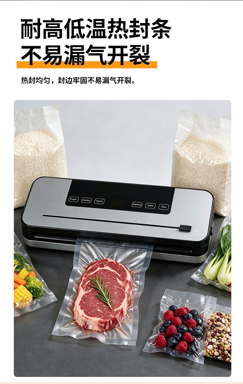 Vacuum sealing machine automatic dual-use dry and wet