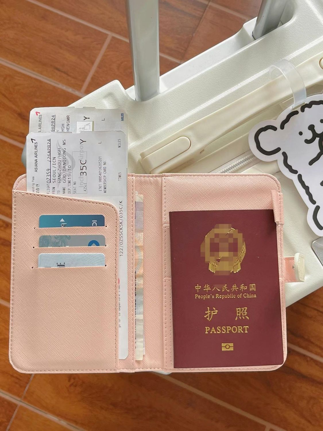 RFID koruma pasaport çantası, PU deri, manyetik karşı, bagaj etiketi seti