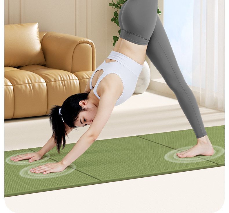 Yoga matı katlanabilir POE, profesyonel, şok emici, sessiz
