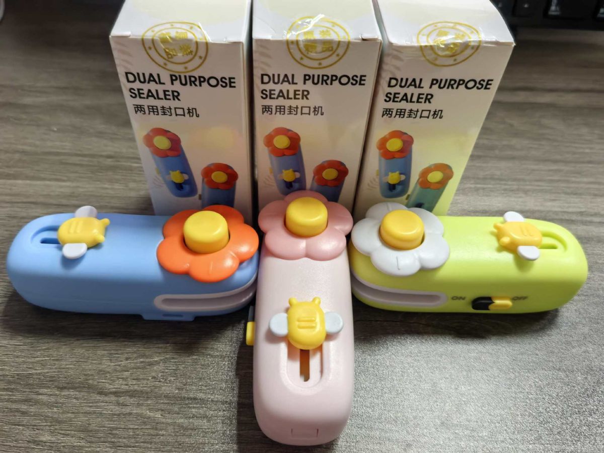 Mini çiçek şeklinde kapatma makinesi, manyetik