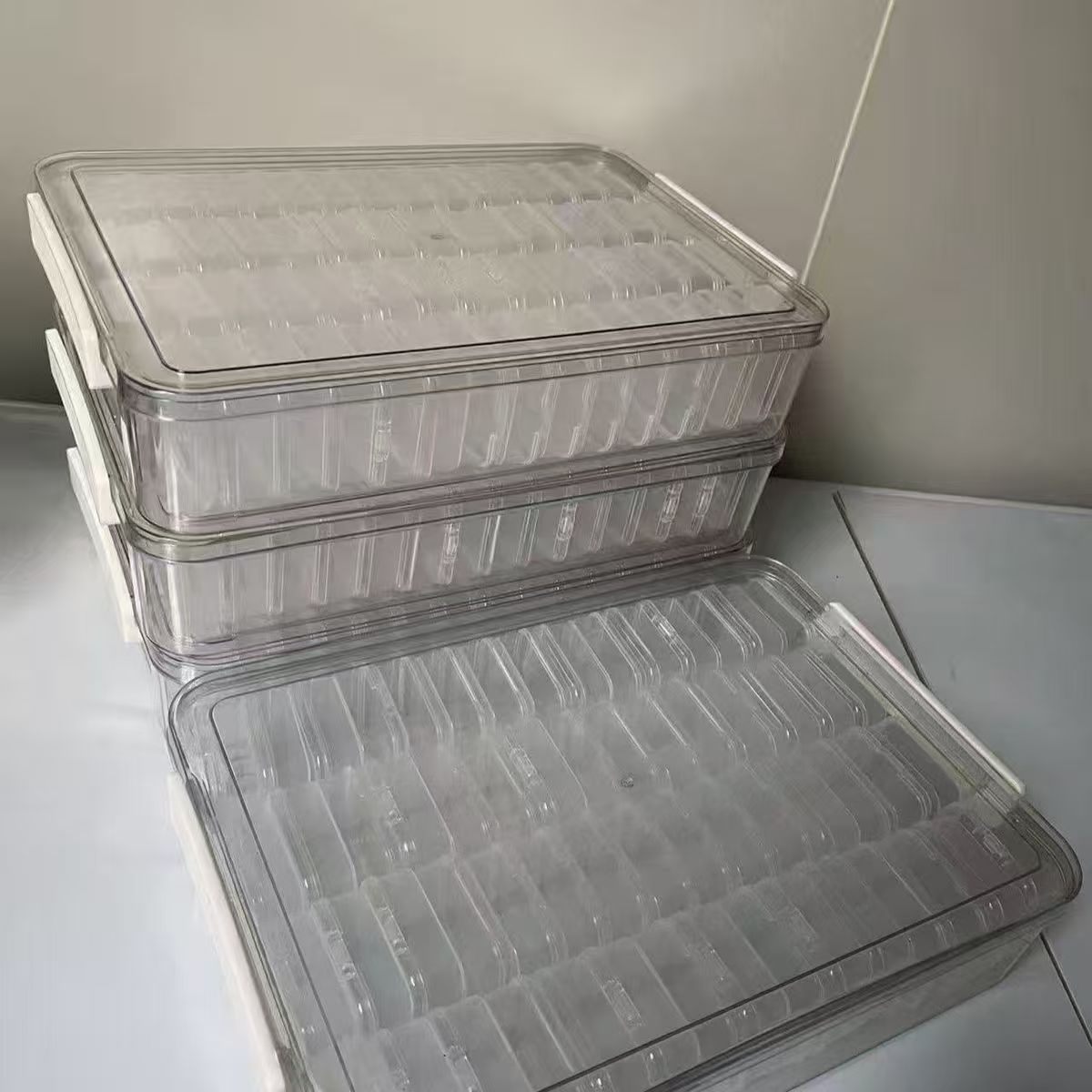 Bead Storage Box Set 1 Large 60 Small Clear PET