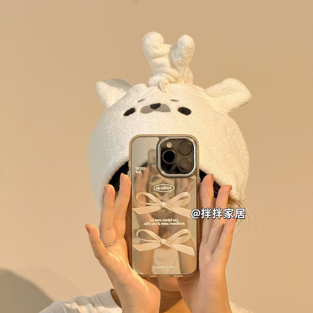 Cartoon Seal Baby Bath Towel Set 3-Piece Strong Water Absorption Quick-Dry Non-Shedding Household Dormitory Face Towel