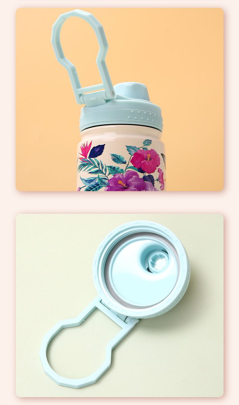 5D Blumen-Isoliertassen-Set, 5er-Pack