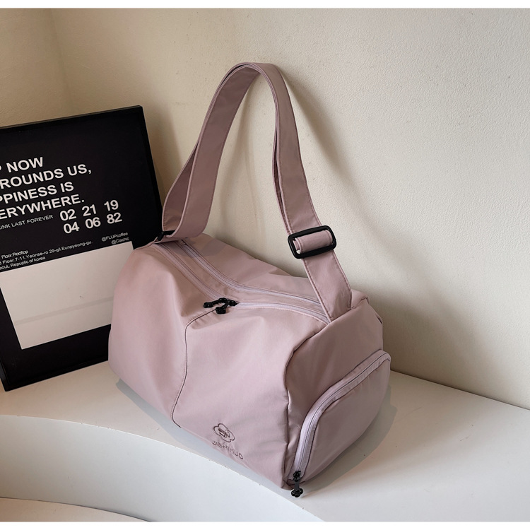Seyahat çantası bağımsız ayakkabı bölmesi, ıslak kuru ayrı