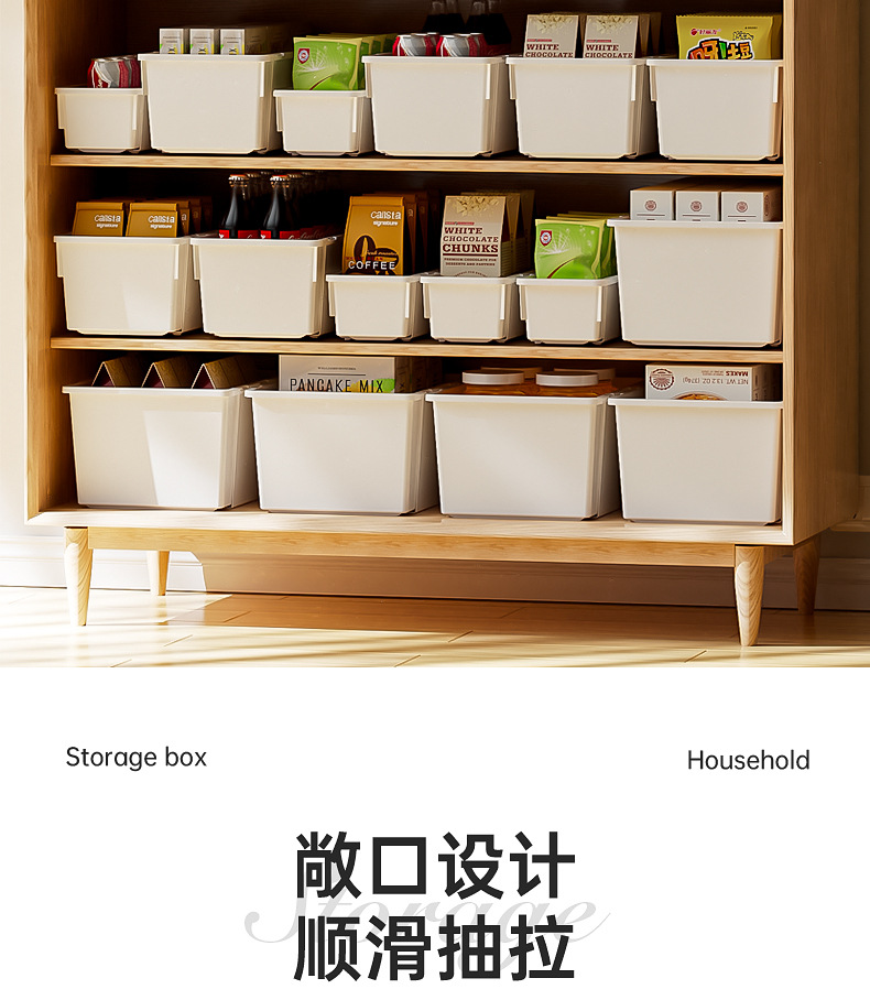 Retractable drawer kitchen storage box