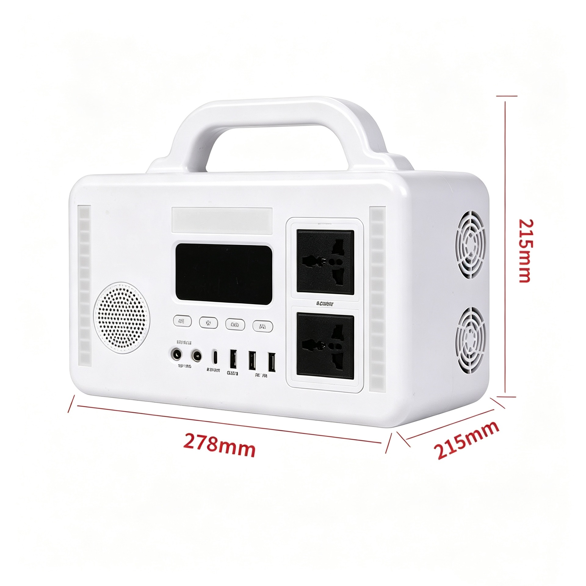 Outdoor Taşınabilir Güç Bankası 300W Bluetooth Hoparlör