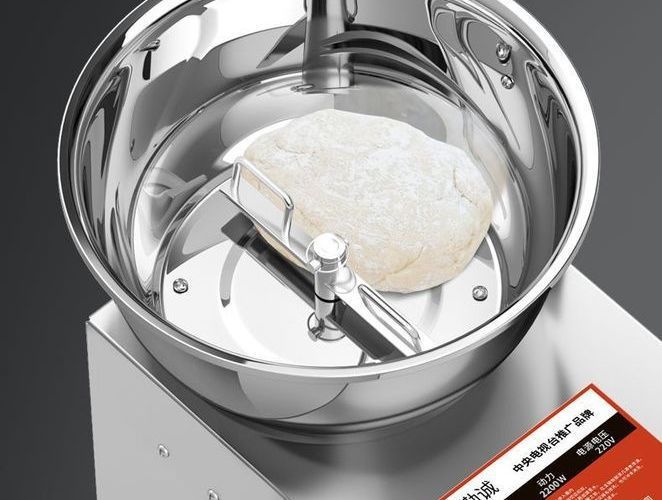 Commercial reversible bowl dough mixer, stainless steel
