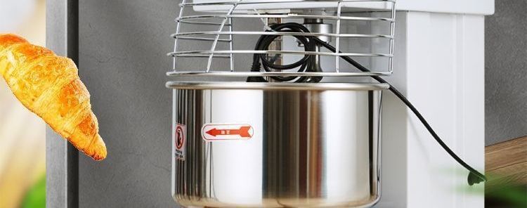 A10 small dough mixer, 1-7 kg, dual-speed, ultra-quiet