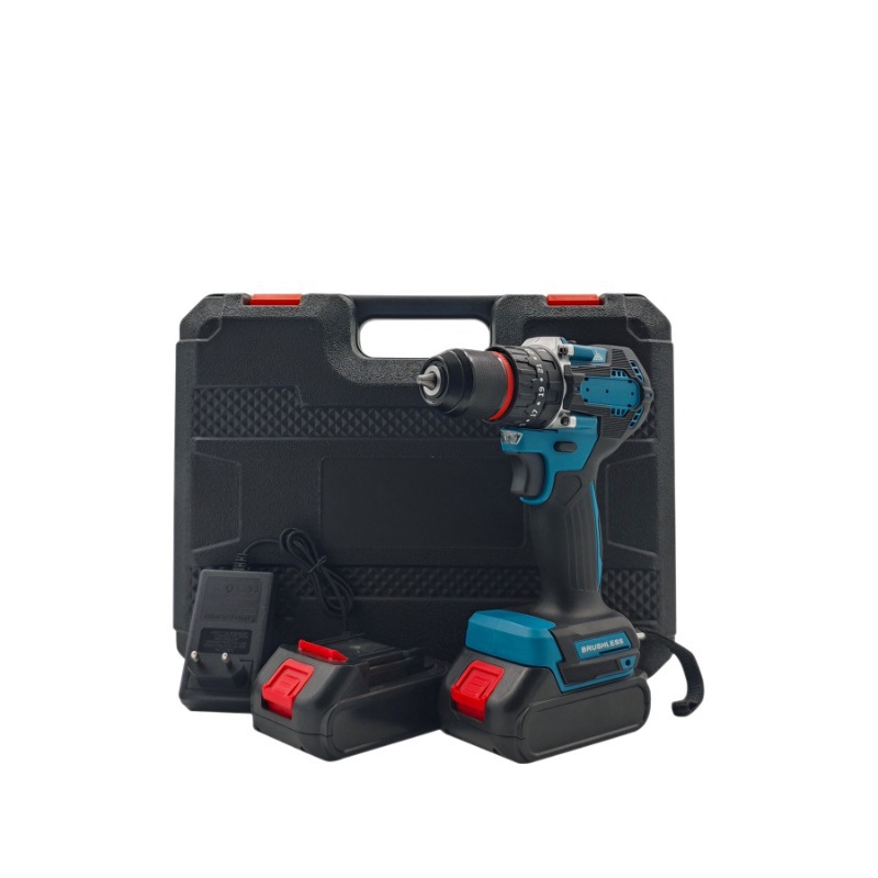Brushless lithium cordless drill, impact driver bit set