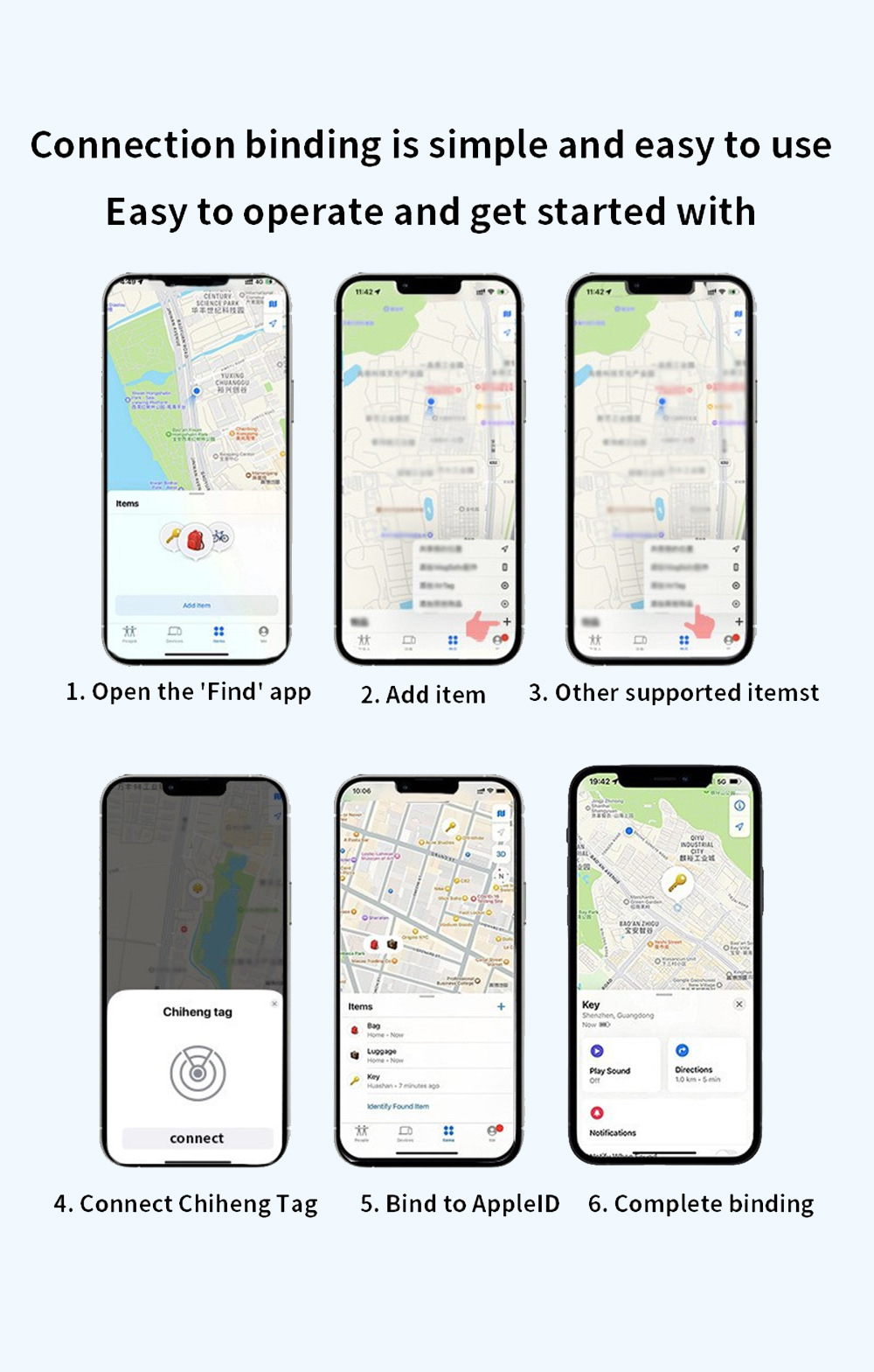 itag GPS-Tracker Apple Android kompatibel Kinder Haustiere