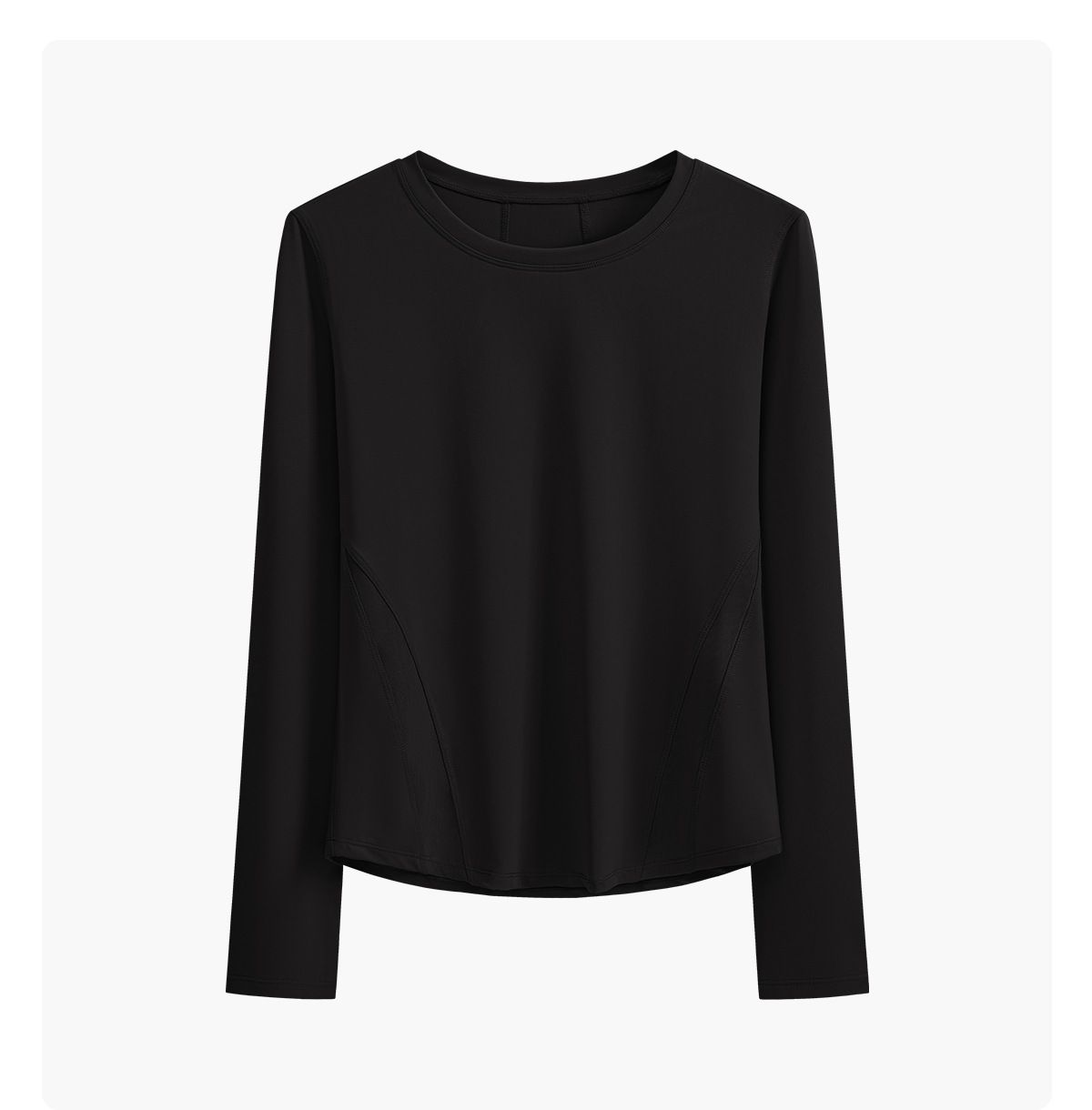 Langarm-Sportshirt Damen schnelltrocknend Yoga-Oberteil