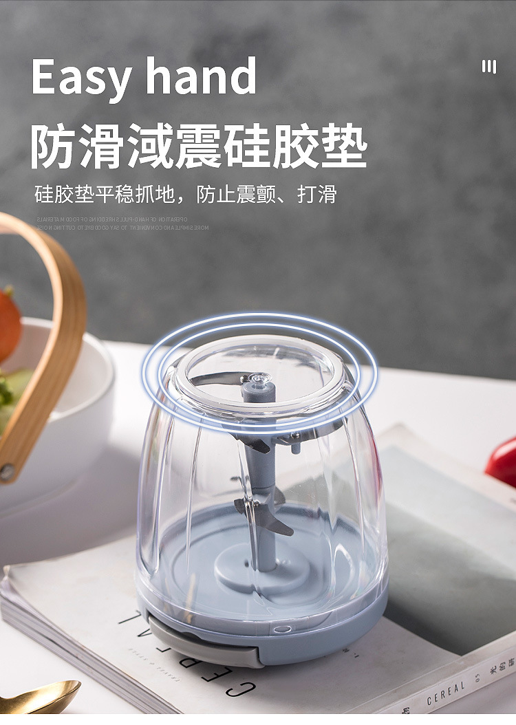 Home kitchen multifunctional tool with garlic press and meat grinder