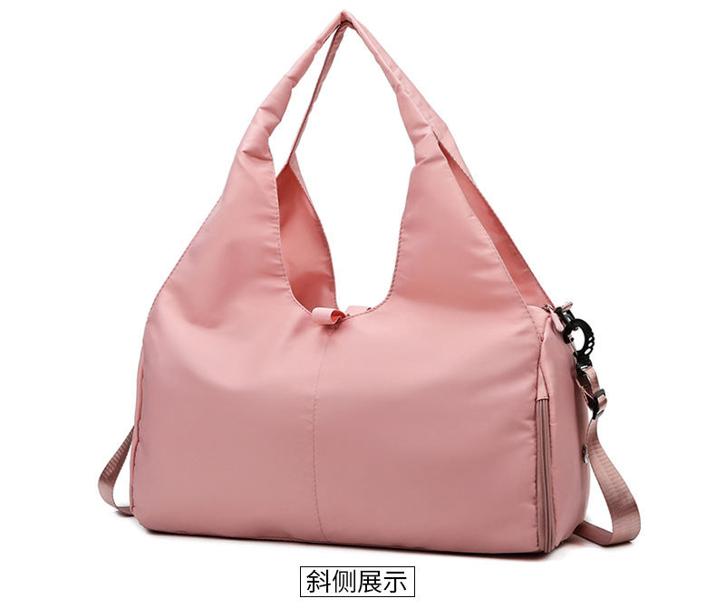 Women's yoga bag with dry-wet compartment, large capacity