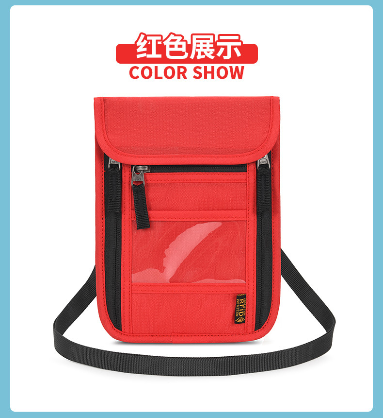 RFID protective card wallet with passport compartment