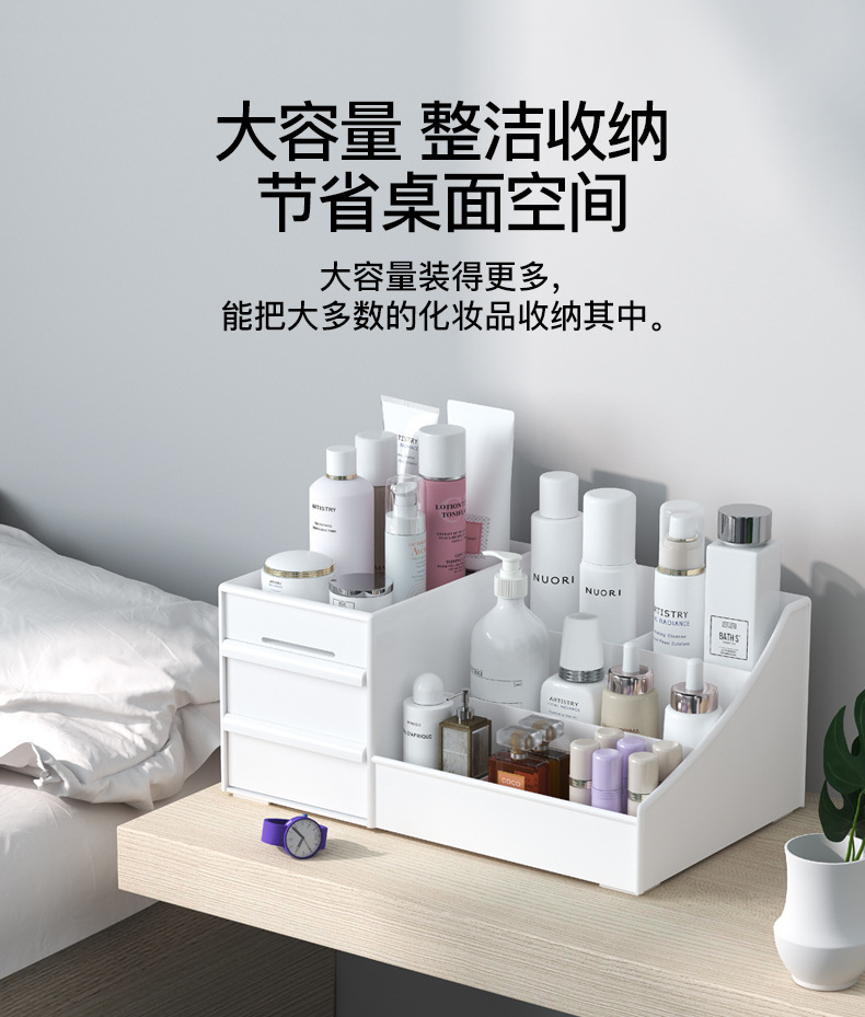 Kosmetik-Aufbewahrungsbox Schminkplatz Badezimmer-Organizer