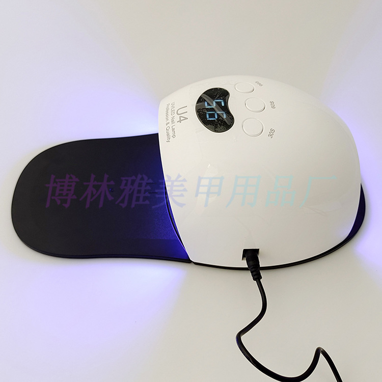 LED/UV nail curing lamp with slipper design, hands and feet