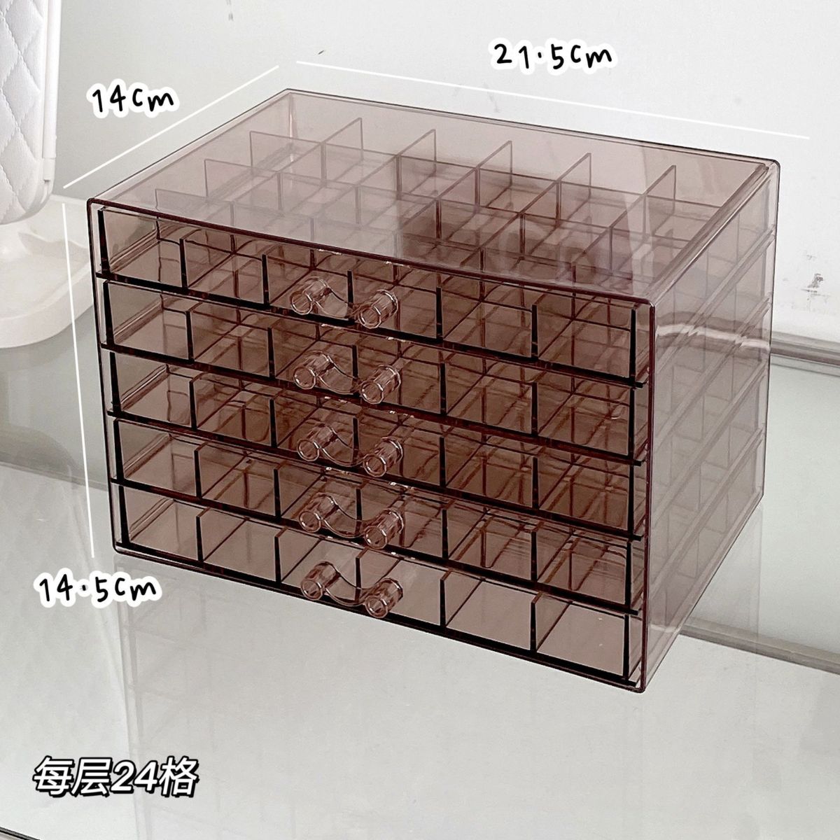 Jewelry storage box with drawers large capacity