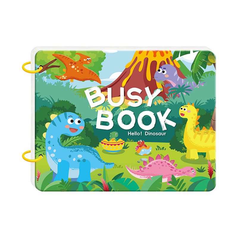 Sessiz kitap DIY yapıştırmalı erken öğrenme oyuncağı mantık gelişimi için