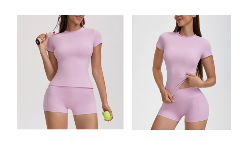 Yoga-Fitness-Set mit hoher Taille für Frauen
