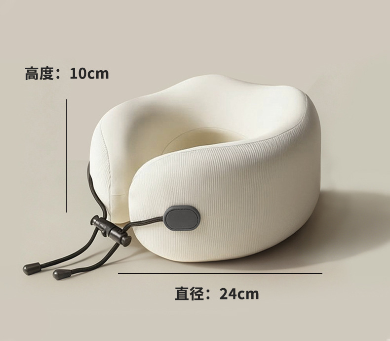 U-shaped neck pillow memory foam travel airplane car