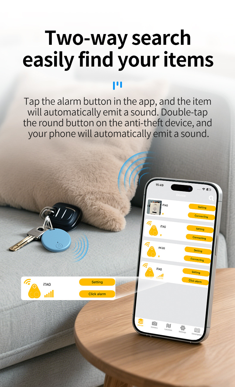 Bluetooth Anti-Verlust-Gerät, intelligenter Objektfinder