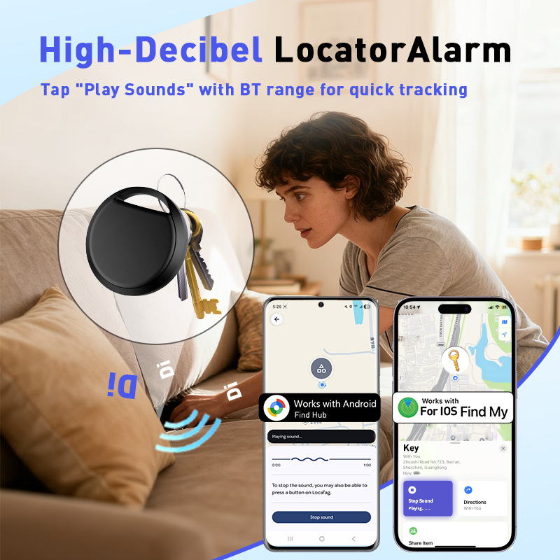 iOS Android Dual-System GPS Tracker with MFI Google Certification