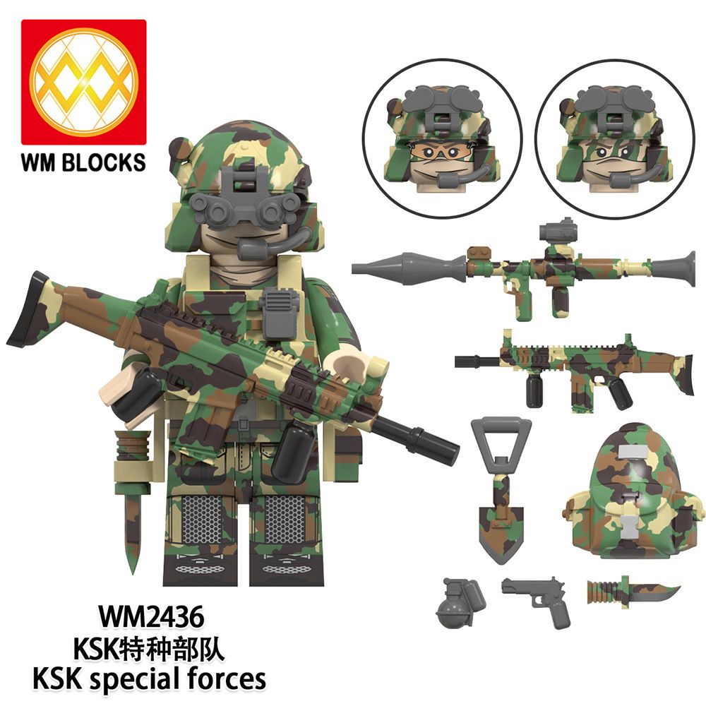 WM6147 çocuk montaj blok minifigür oyuncak seti