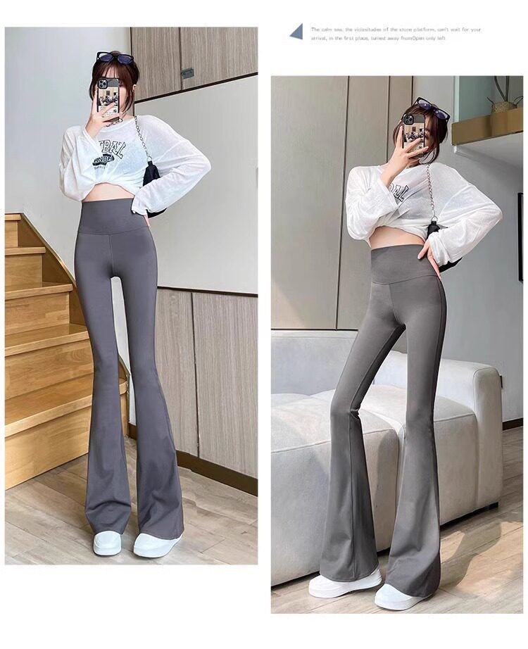 Damen Bootcut Yoga Hose Große Größen