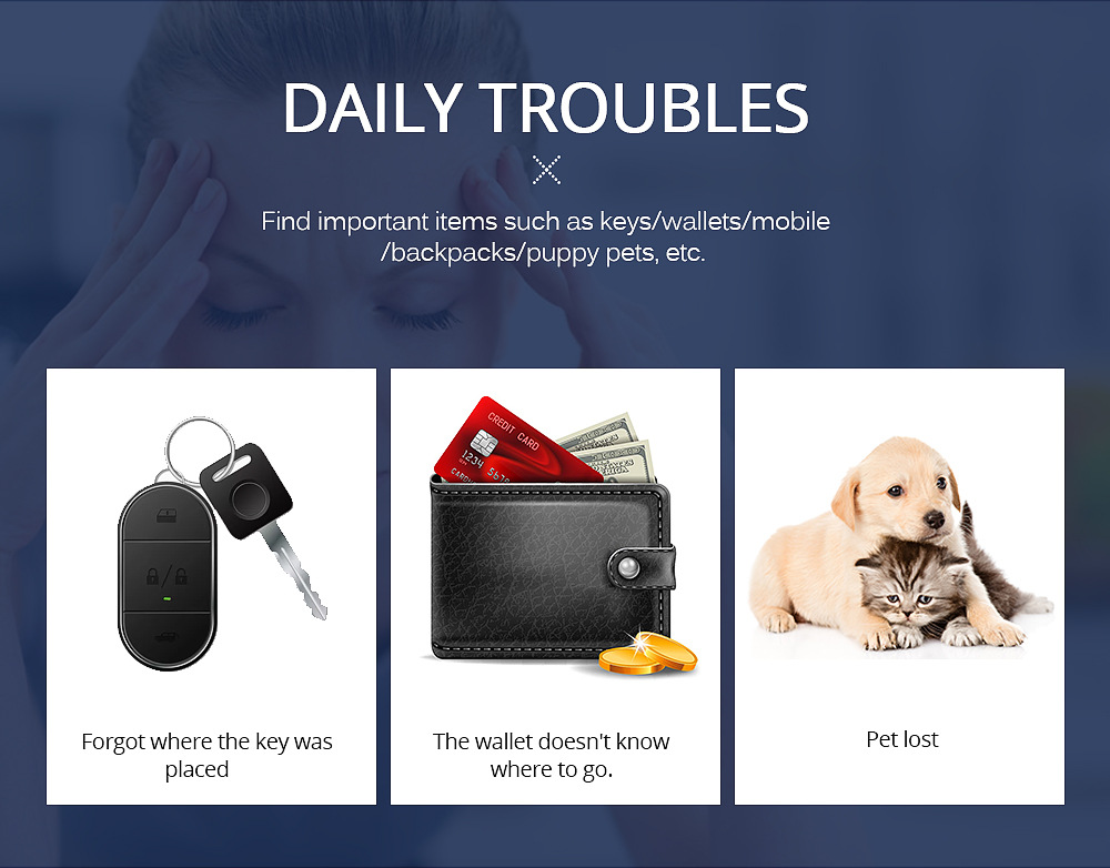 Bluetooth Anti-Lost Tracker, Bidirectional Finder