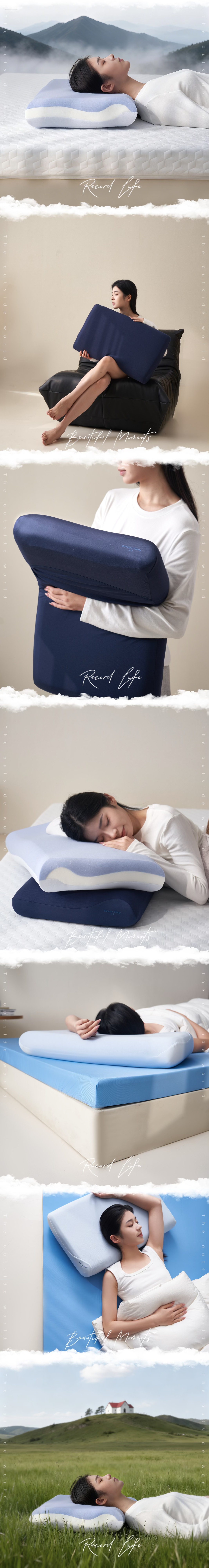 Deep sleep pillow Pro 3.0, memory foam neck support