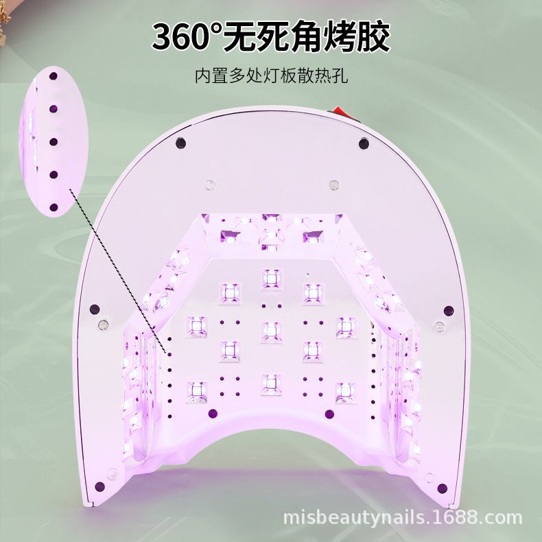 UV/LED tırnak lambası, profesyonel, hızlı kurutma, kablosuz