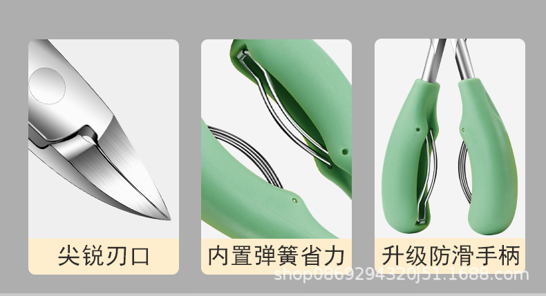 35-piece manicure set matcha green nail scissors pedicure tools