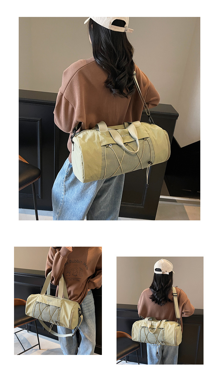 Dry-wet separation sports bag, yoga and travel, large capacity