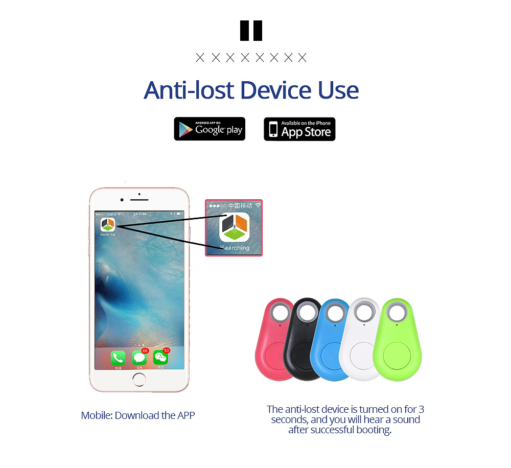 Bluetooth Anti-Lost Tracker, Bidirectional Finder