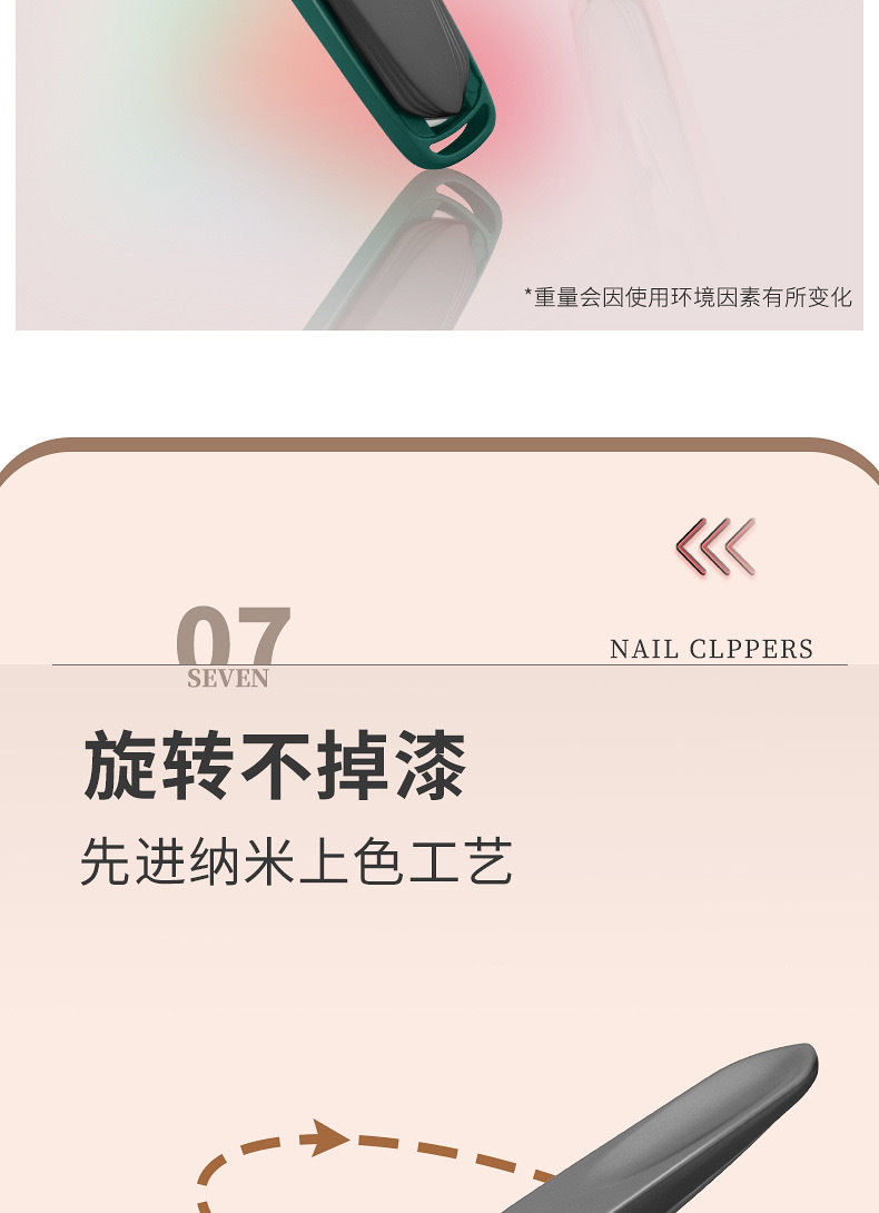 Stainless steel nail scissors set, angled