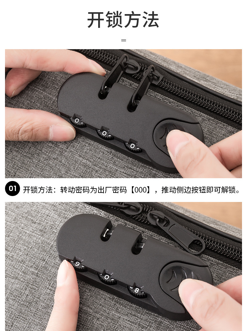 Travel document organizer waterproof passport holder