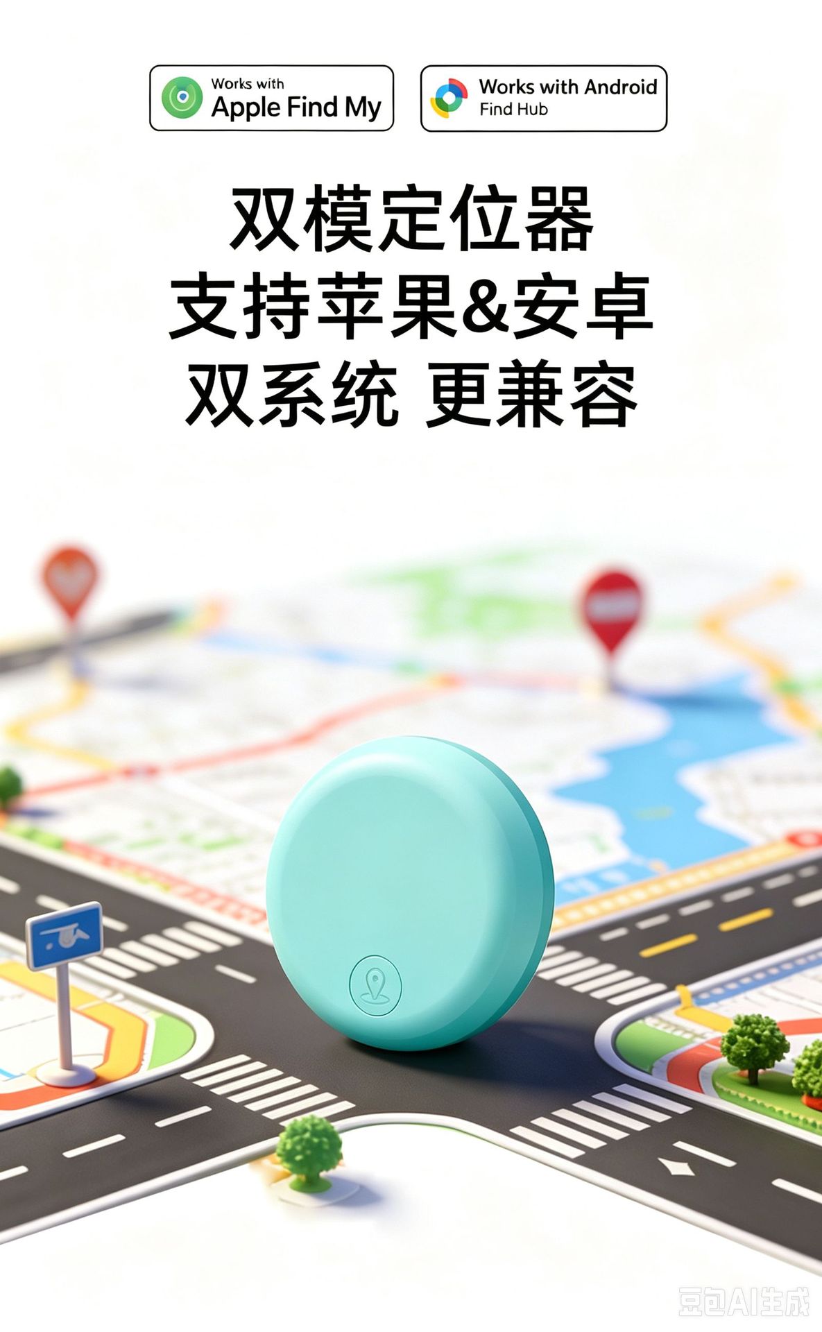 Pet GPS tracker, dog collar compatible