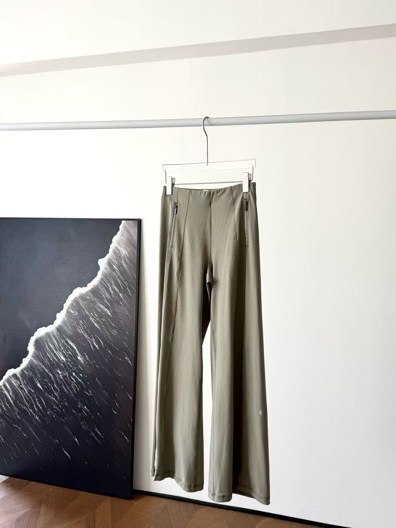 Lu high-waist wide-leg yoga pants lightweight soft comfortable