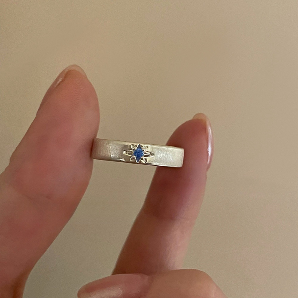 S925 sterling silver adjustable ring for women, vintage style