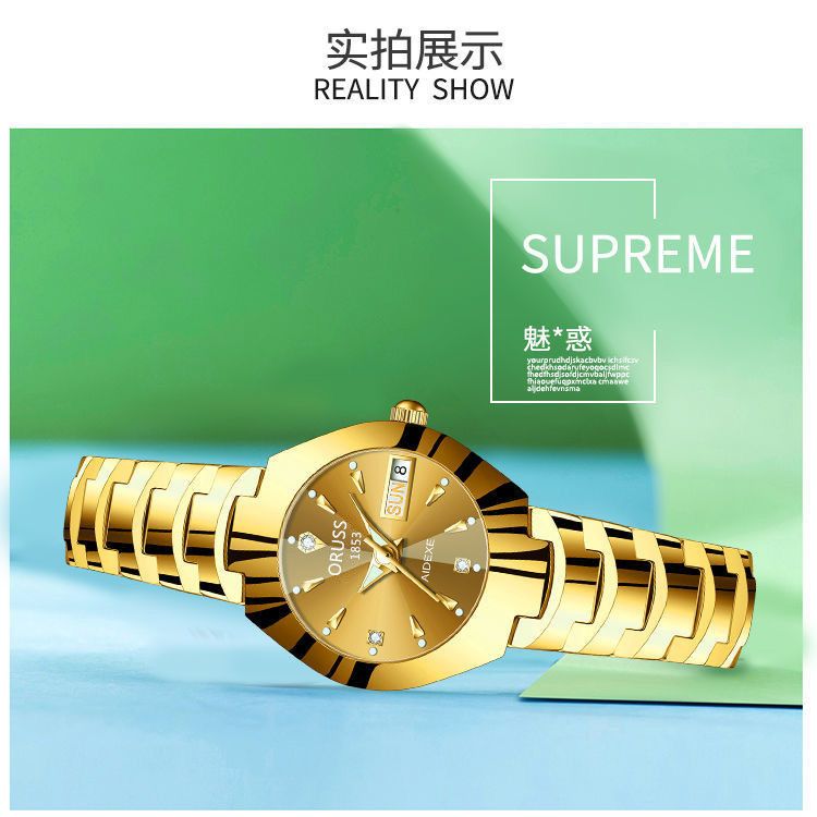 Automatic women's watch, waterproof, luminous