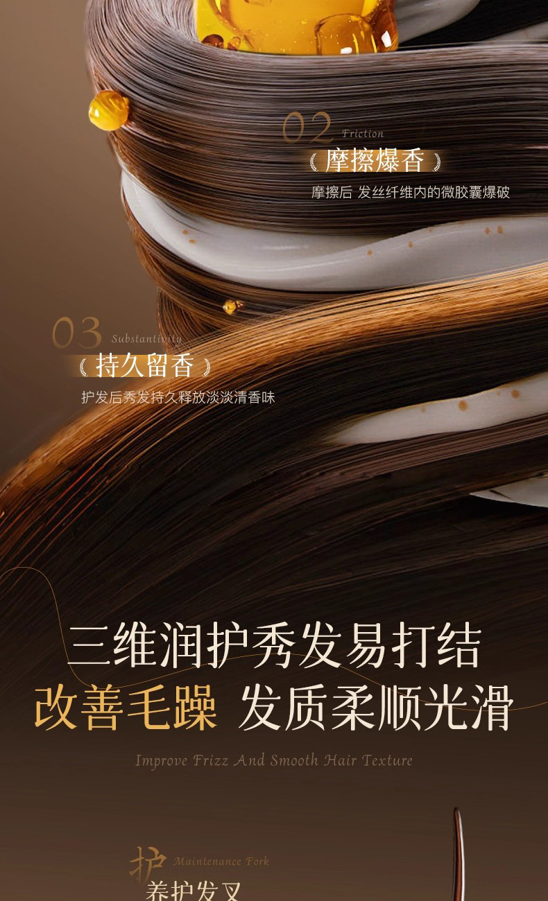 Hair mask with protein treatment, moisturizing and repairing conditioner