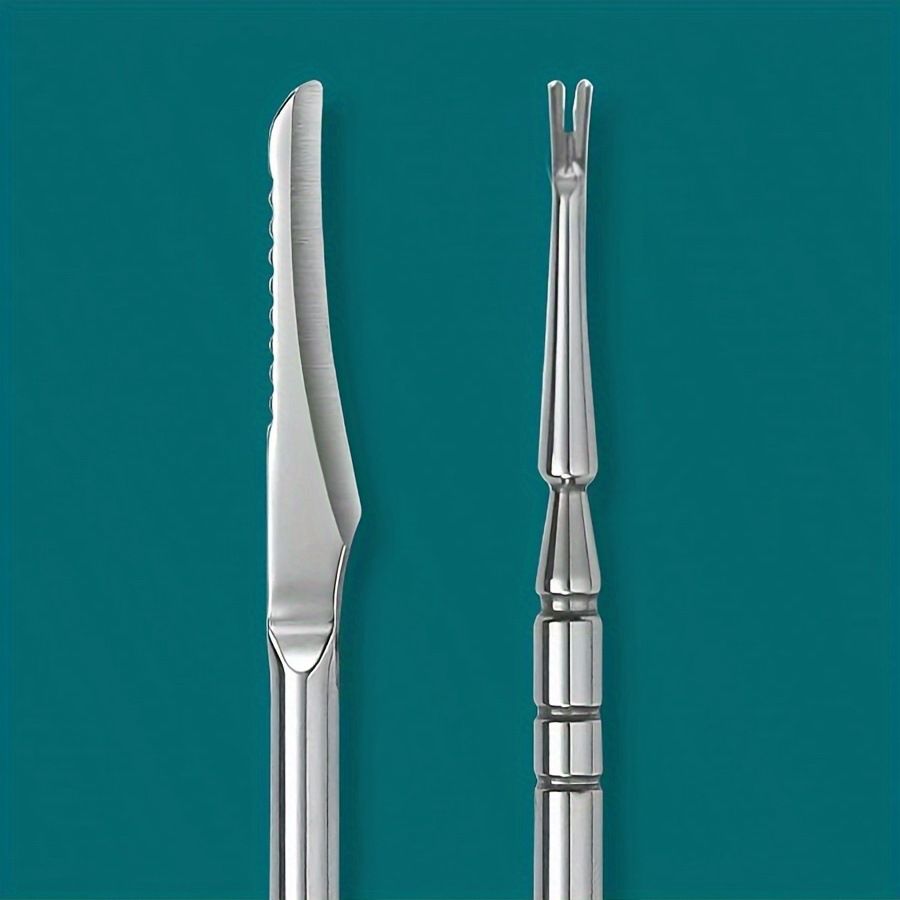 Pedicure Tool Set Stainless Steel Double-Headed Mirror